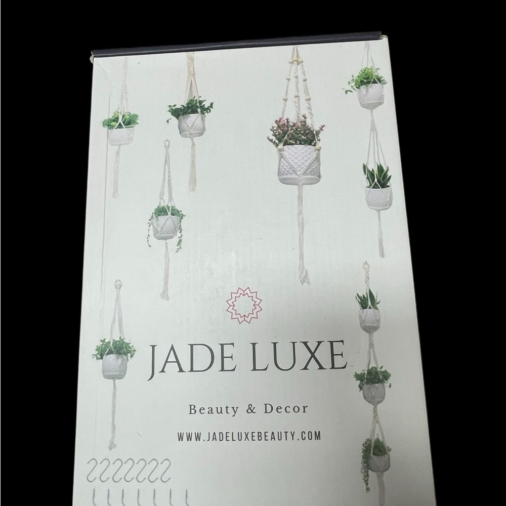 NWOT Jade Luxe Macrame Hanging Planters (Set of 7)